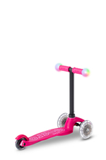 Самокат Micro Mini2Grow Deluxe Magic LED розовый