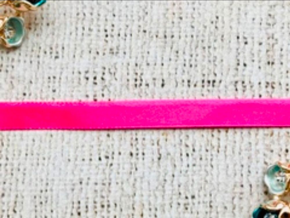 Лента атласная, ш. 6 мм, фуксия
