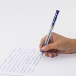 Ручка шариковая масляная с грипом STAFF "Profit", СИНЯЯ, корпус прозрачный, 0,7 мм, линия письма 0,35 мм, 142982