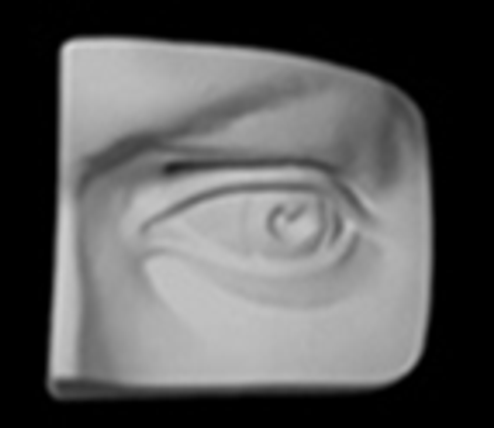 Глаз Давида левый, гипс (арт.20-213)