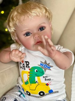 Кукла Реборн мягконабивная 60см в пакете (FA-277)