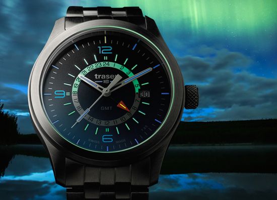 Наручные часы Traser P59 Aurora GMT Blue 107036 (сталь)