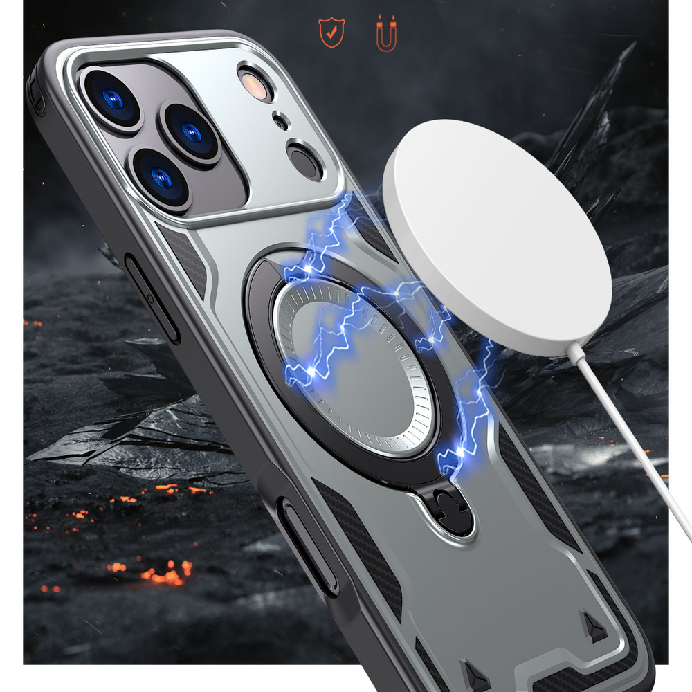 Чехол Magneto Case с кольцом для iPhone 17 Pro