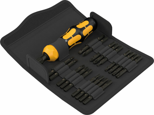 Ударная отвёртка с набором бит Kraftform Kompakt 900 Set 1 Wera 05018110001