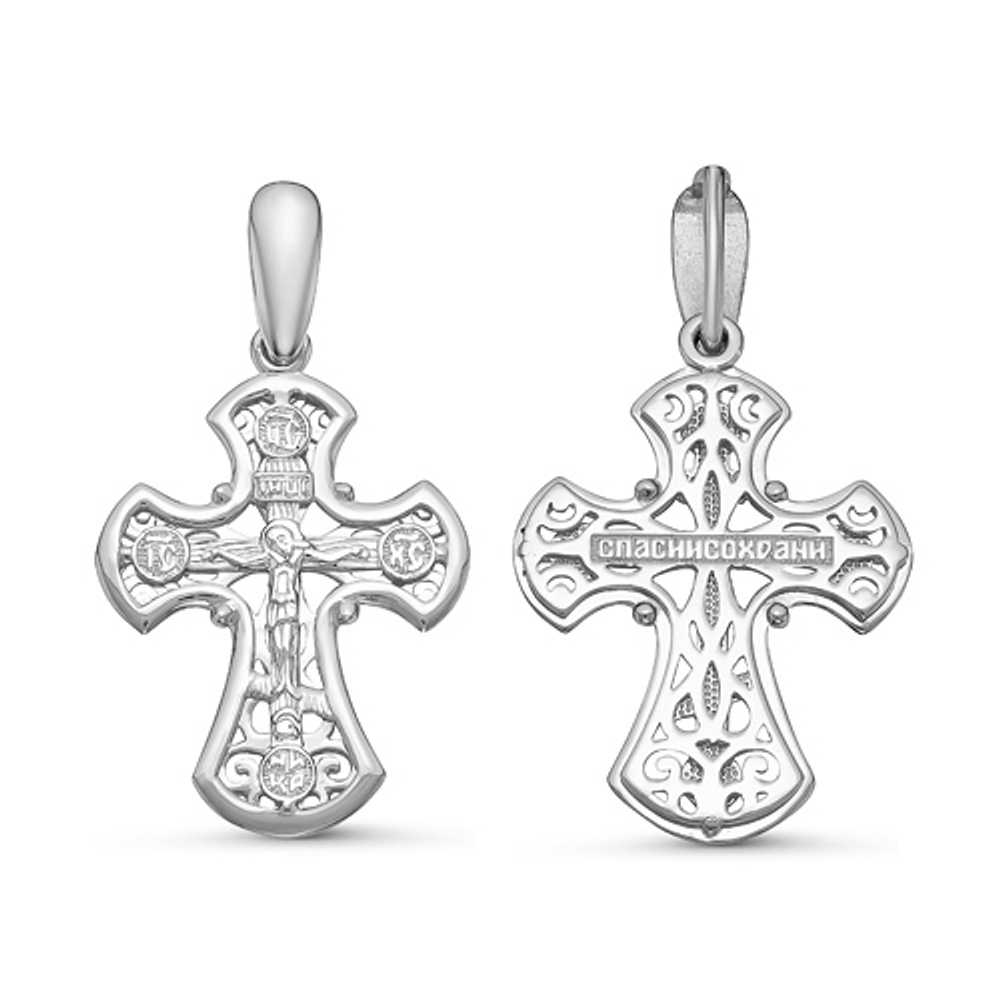 Крест из серебра 925 пробы