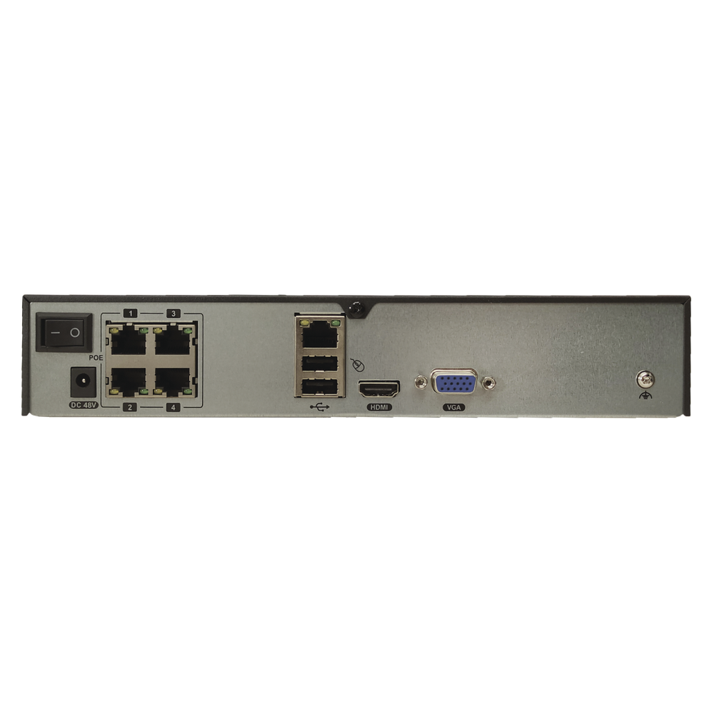 IP Видеорегистратор (NVR) TSr-NV04155P сзади