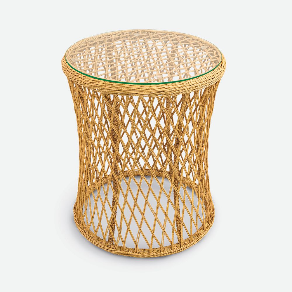 Стол Nova D650 СТ  Индийское дерево, RAL 1014, CT.Прозрачное