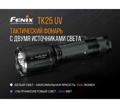 Фонарь Fenix TK25 UV, TK25UV
