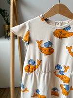 Хлопковое платье Mini Rodini, 122