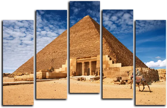 Модульная картина "Египетская пирамида"