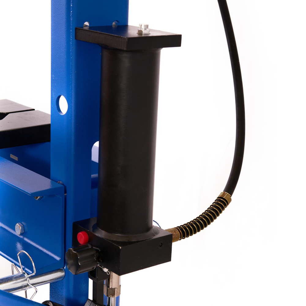 Пресс гидравлический 20 тонн, напольный, с педалью, цвет синий RAL 5005 ROSSVIK