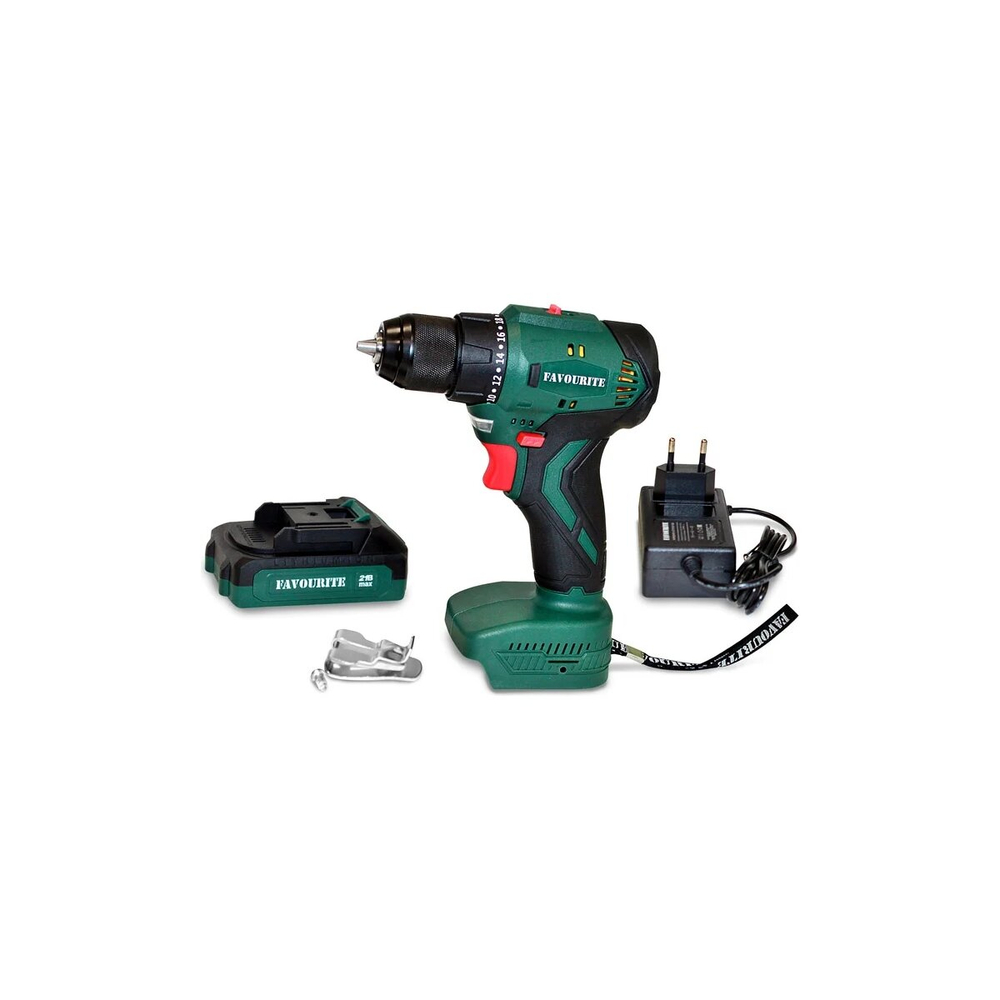 Дрель-шуруповерт аккумуляторная 21В Favourite OBS 21 DCNB (кейс, 1 аккум 2а/ч, з/у) .