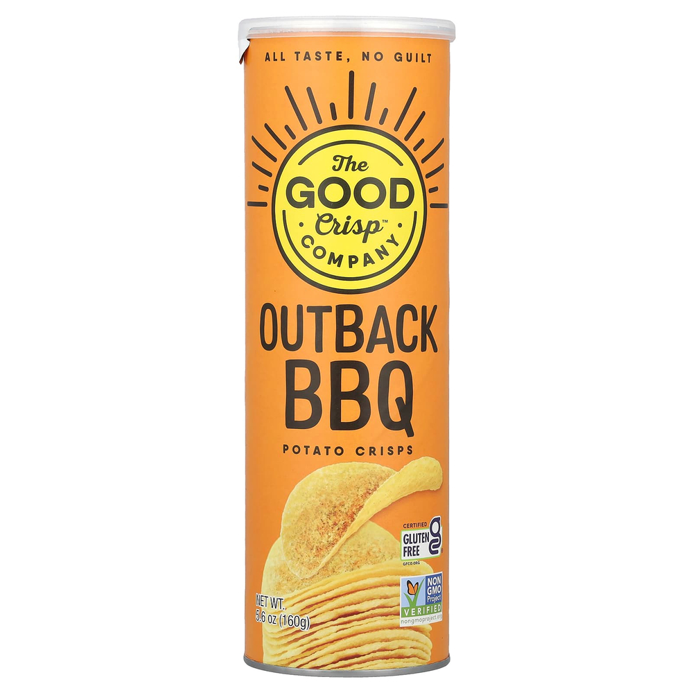 The Good Crisp Company, картофельные чипсы, барбекю в глубинке, 160 г (5,6 унции)