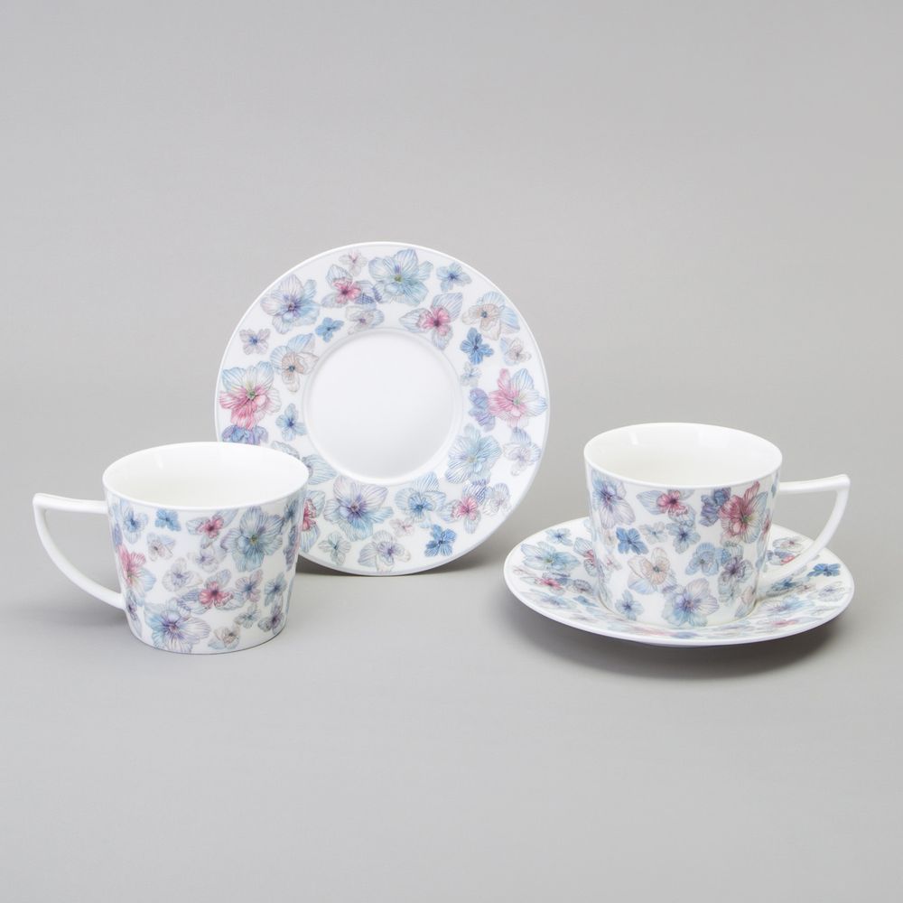 ЧАЙНЫЙ НАБОР LEFARD "BLOSSOM" НА 2 ПЕР. 4 ПР. 250 МЛ