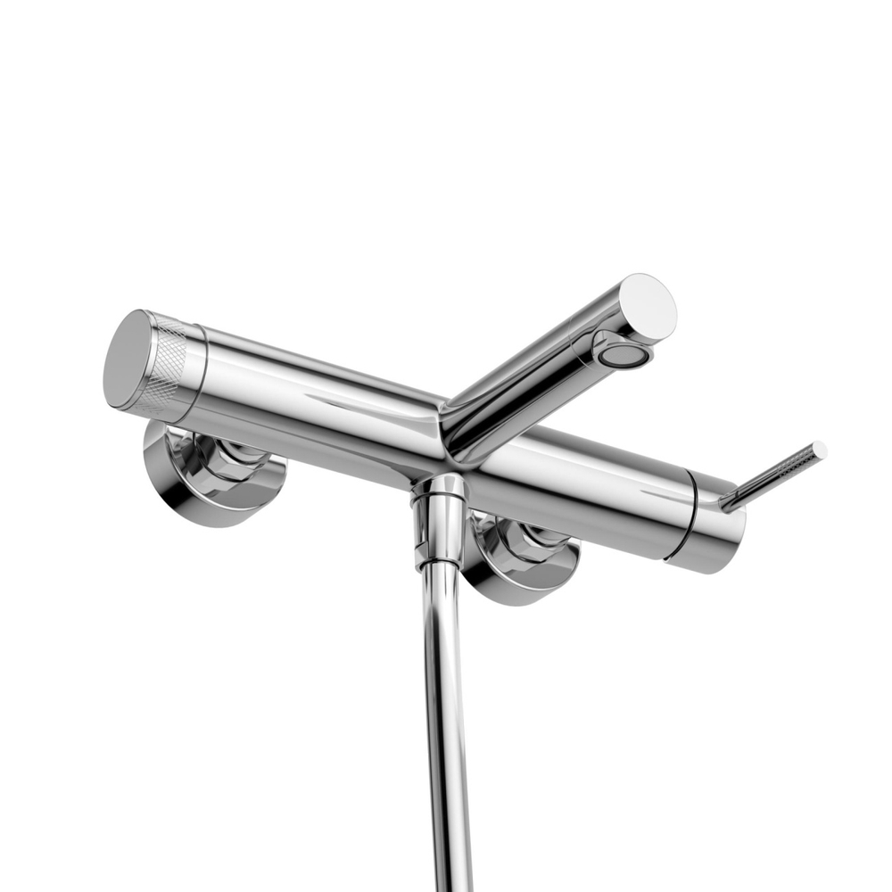 Смеситель CEZARES RELAX-VD-01 для ванны и душа в комплекте с ручным душем, шлангом и держателем