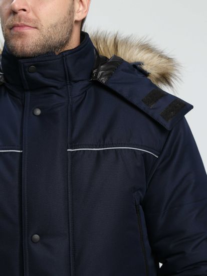 Куртка зимняя "Аляска-Люкс" (т.синий)