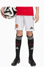 Шорты adidas Manchester United 25/26 Home Junior - белый