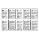 Dermal, Тканевые маски для лица из суперфудов, ассорти, 10 шт., 25 г (0,88 унции)