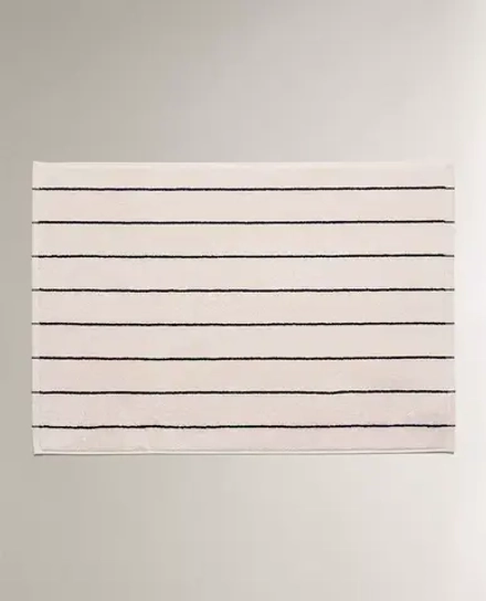 ZARA HOME КОВРИК ДЛЯ ВАННОЙ, СЛОНОВАЯ КОСТЬ