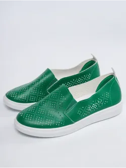 Мокасины летние с перфорацией