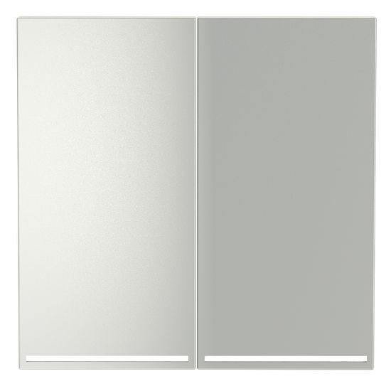 Клавиши для выключателя/переключателя двухклавишного с подсветкой, S70 (сталь)