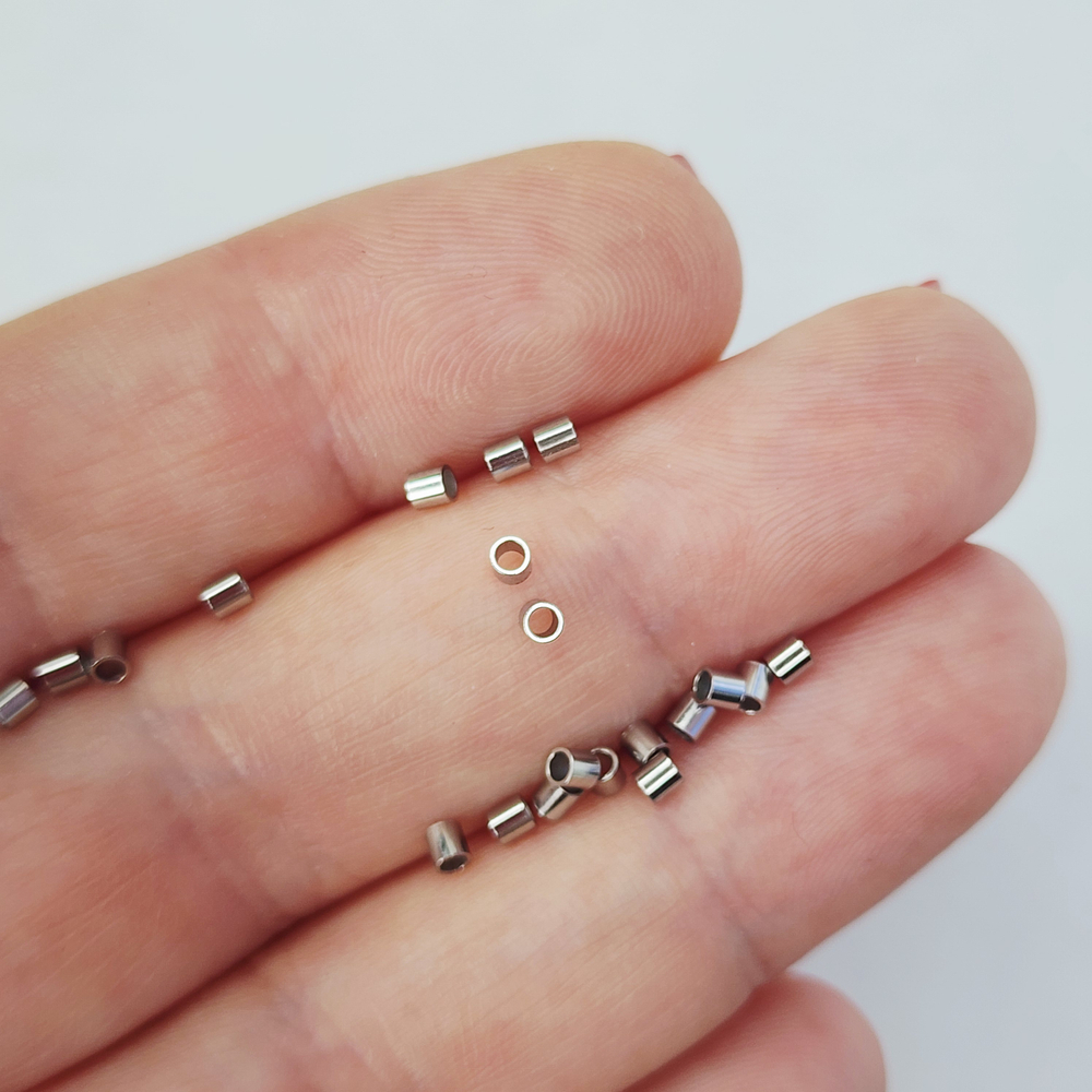 Кримп 2мм, сталь 316, крепко держит, зажимная бусина для троса