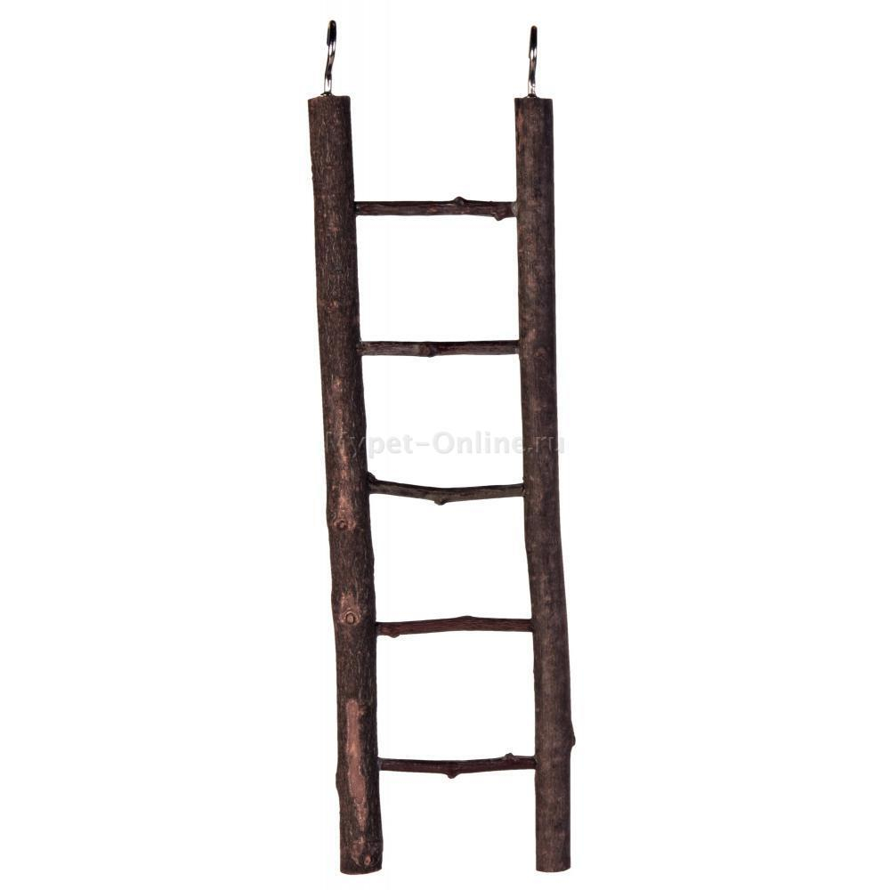 Лесенка для птиц Trixie Wooden Ladder S, размер 26см.