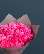 Пионы серый крафт