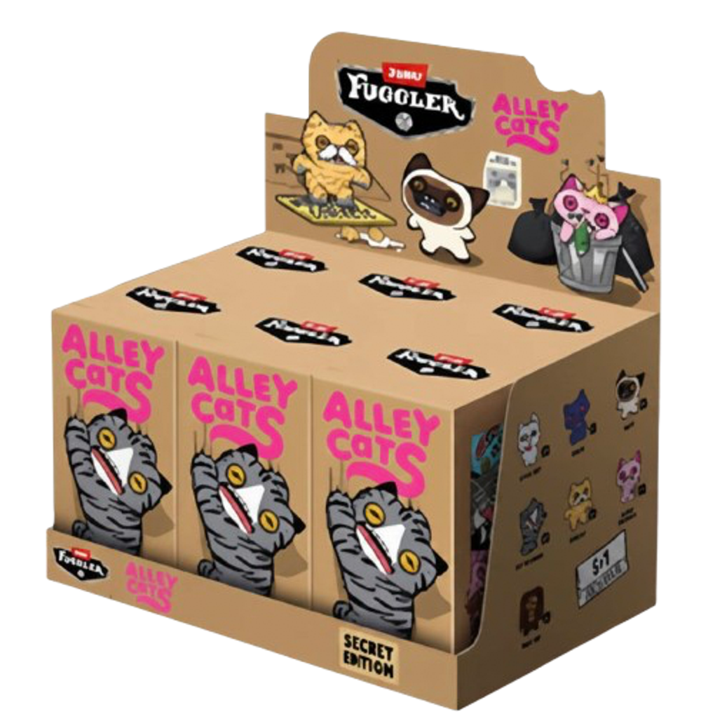 Рандомный брелок Blind Box Fuggler Alley Cats Keychain Plush