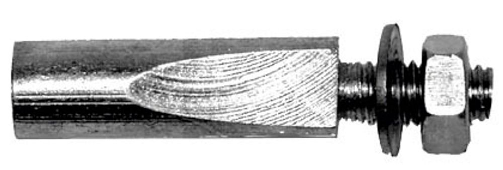Клинья для шатунов оцинков. длина 40мм d9мм с гайкой и шайбой серебро (10)
