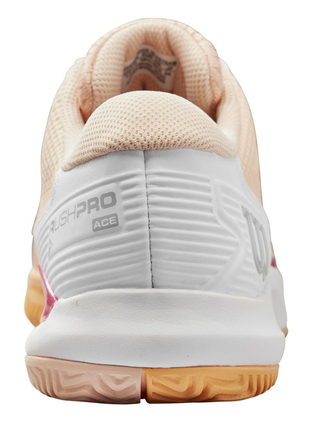 Женские Кроссовки теннисные Wilson Rush Pro Ace - peach parfait/white/tangerine