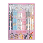 Ручка гелевая, пиши-стирай, Basir, синие чернила, серия "ЛАПКИ", корпус с рисунком, 12 шт