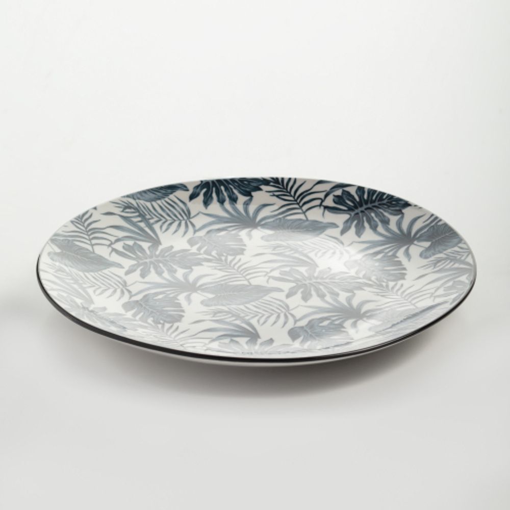 Тарелка White Fox WF-TRD23 обеденная фарфор Тропики D 23 см | White Fox