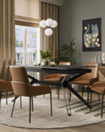 Стул Челси экокожа коричневый