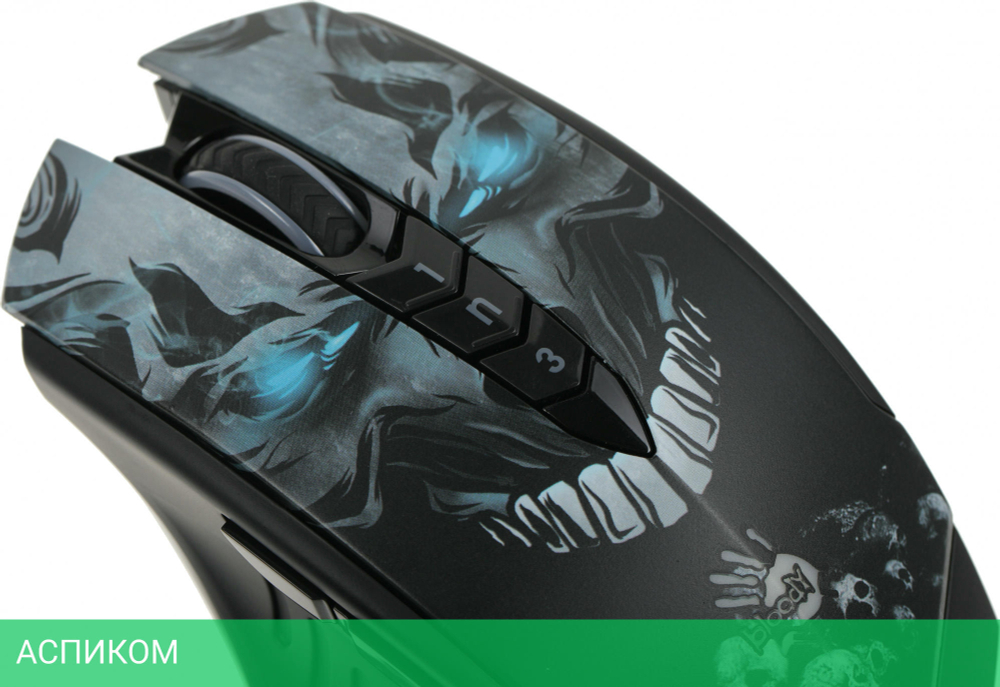 Мышь A4Tech Bloody R80 Plus SKULL