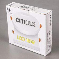 Citilux Вега CLD5218W LED Встраиваемый светильник с диммером Белый