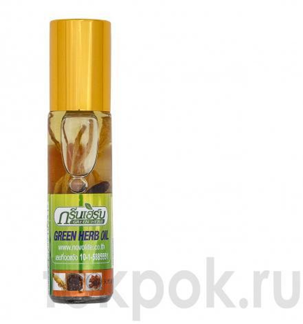 Масляный ингалятор на травах Green Herb, 8мл
