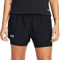 Женские теннисные шорты Under Armour Fly By 2-in-1 - black