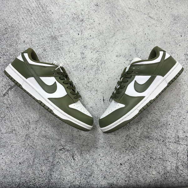 Кроссовки Nike Dunk Low Olive green\white