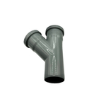 Тройник канализационный TEBO Ø50x45°