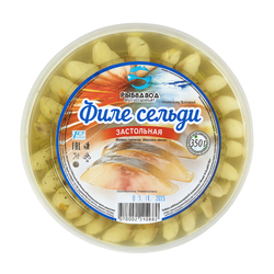 Филе сельди Рыбзавод Застольная 350 гр
