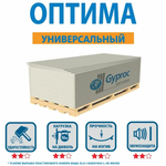 ГКЛ Гипрок Оптима 2500х1200х12,5 мм (50)
