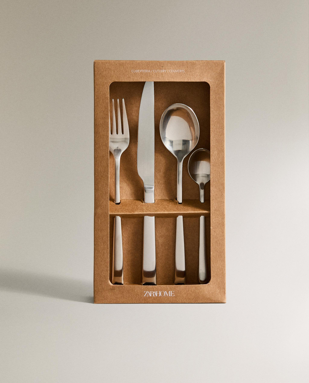Zara Home набор столовых приборов из нержавеющей стали, 24 см