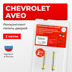 Ремкомплект (втулки) петель дверей Chevrolet AVEO (I) T200; Т250 (2 петли, RPD1-2) 2003-2013
