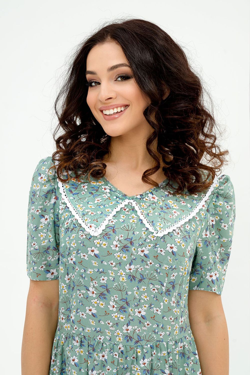 Платье Эвелина (44-52) Serenada ментоловый (Акция)