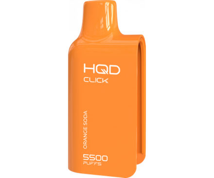 Картриджи HQD Click 5500 Апельсиновая газировка (в пачке 1шт) 8мл 20мг (2%)