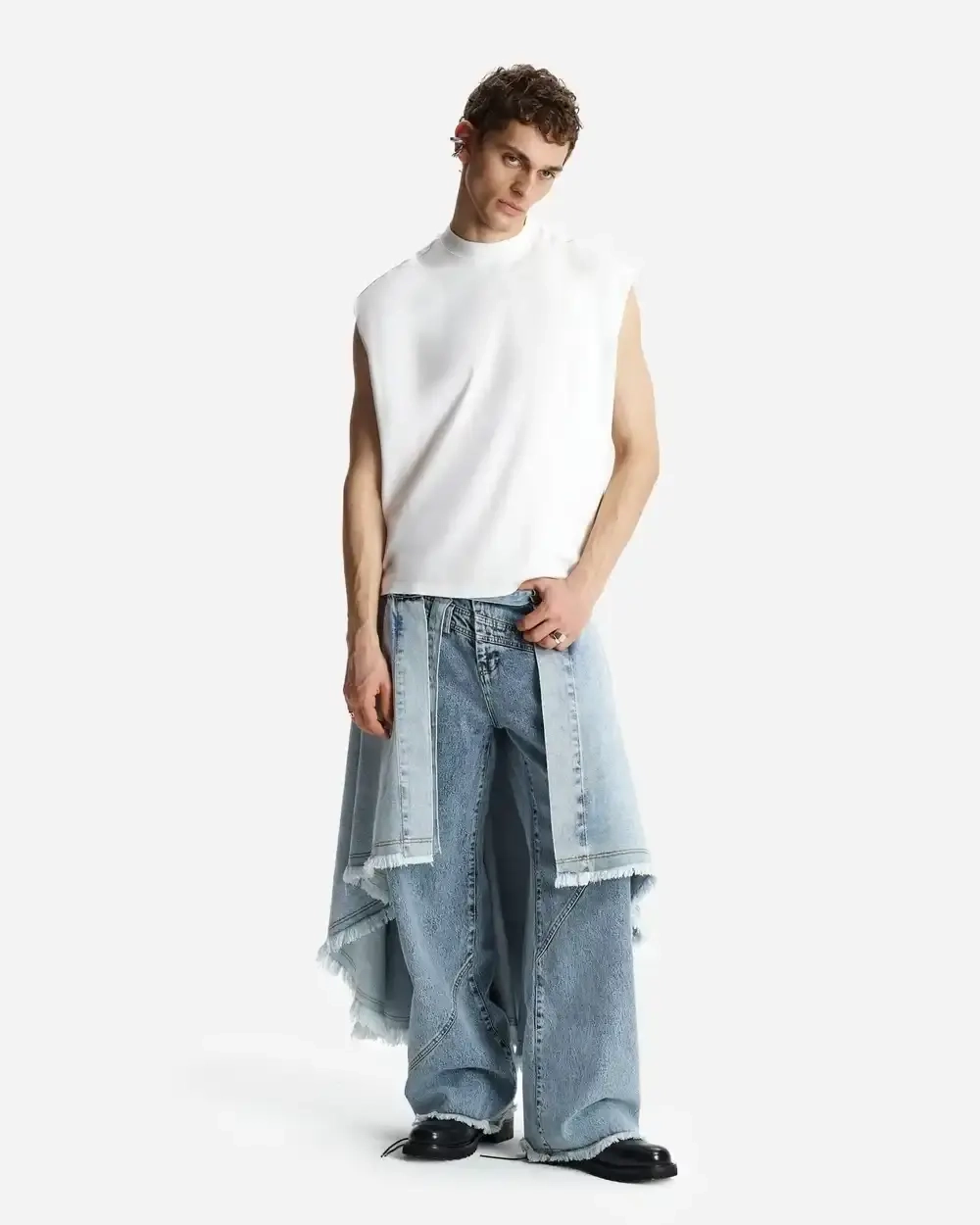 Майка белая