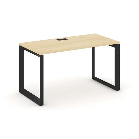 Style Project Стол письменный SN-59O.SP-005 Акация Лорка/Металл Черный/Черный Заглушка 1780*600*750