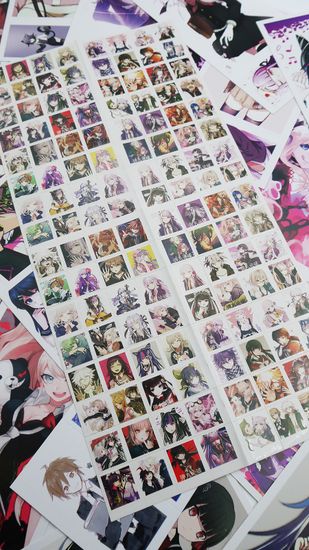 Набор открыток, карточек и наклеек "Данганронпа / Danganronpa", 188 предметов