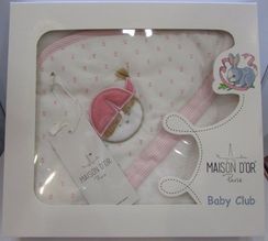 Полотенце-Конверт   BABY CLUB  розовый / Maison Dor (Турция)